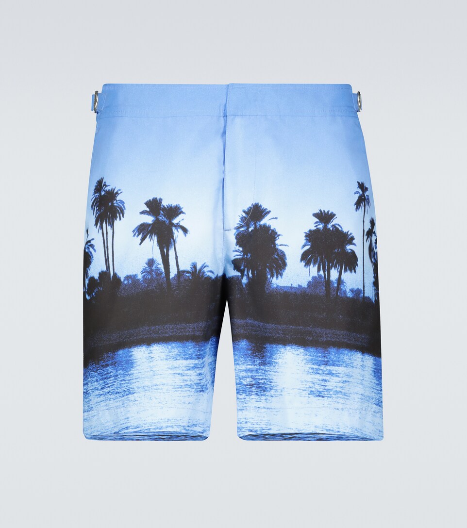 Bulldog photographic swim shorts 
