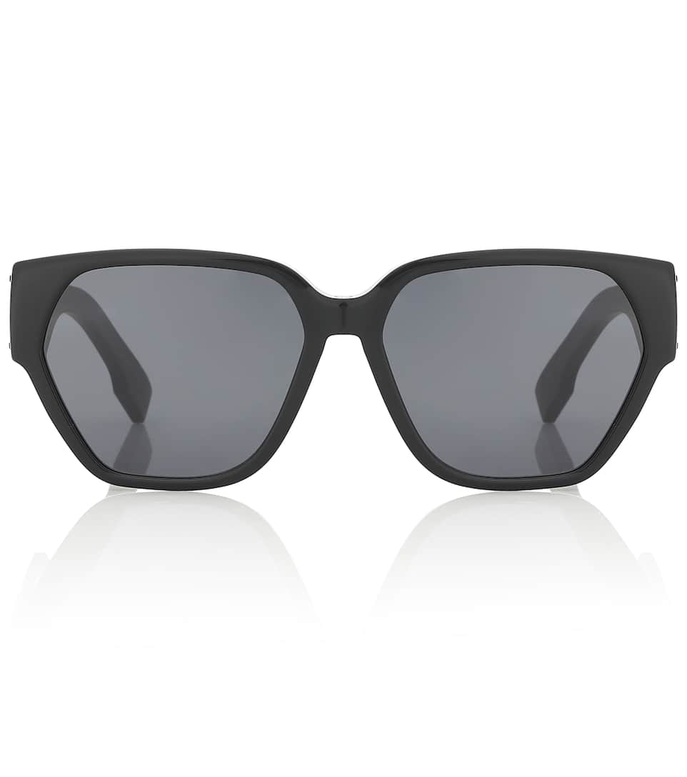 Dior Solight1 Oversized Acetate Sunglasses in Black | Lyst