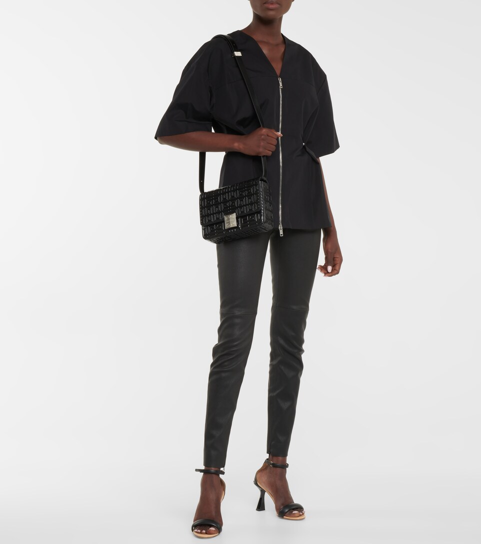 embossed crossbody bag