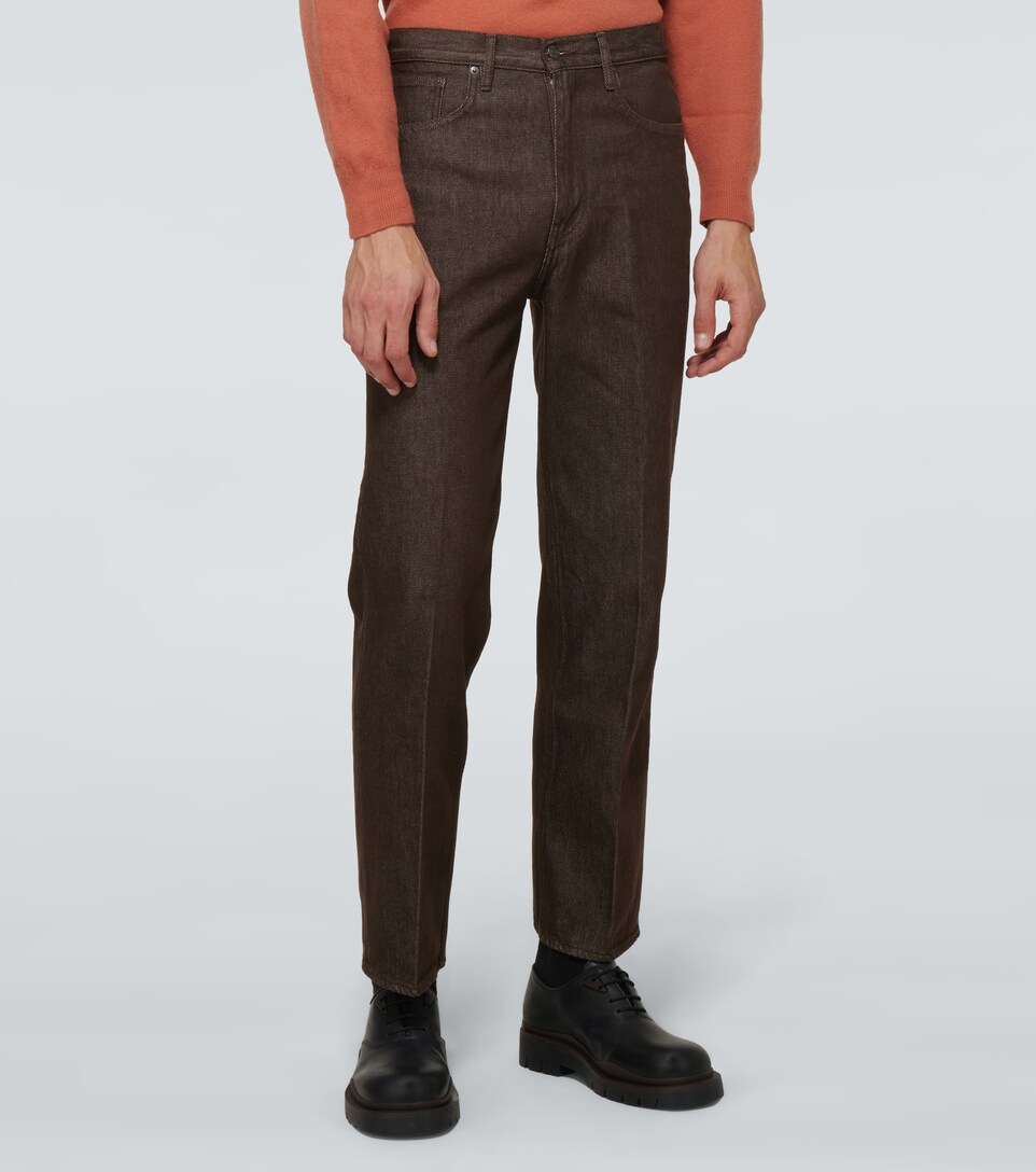 Auralee Hard Twist Denim Wide Pants Indigo | Cultizm