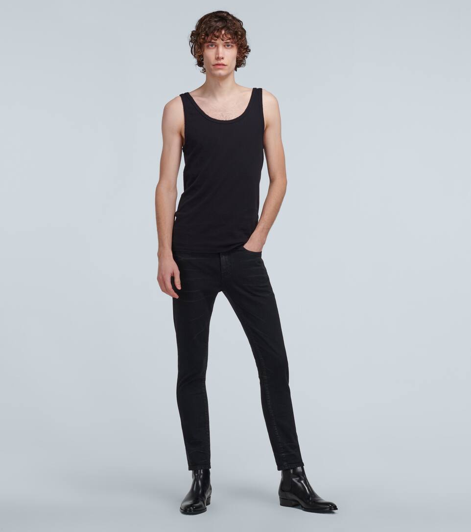 SAINT LAURENT DISTRESSED TANK TOP,P00441652