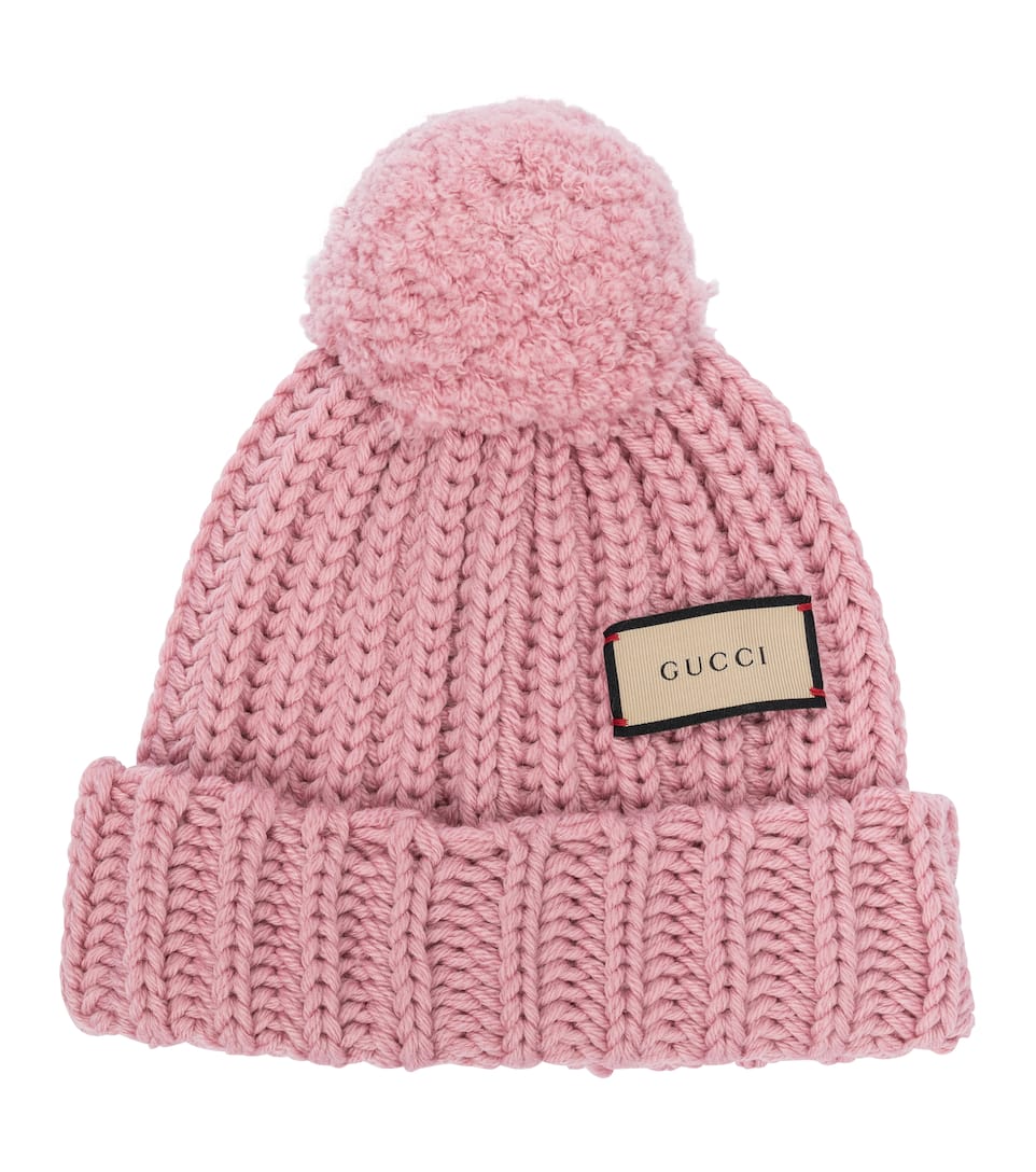 Gucci pink beanie clearance