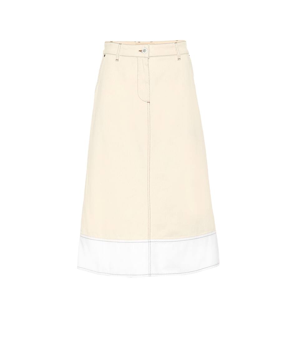 marni denim skirt