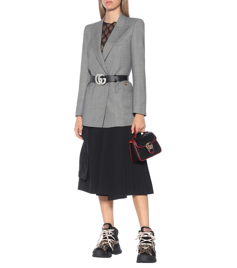 gucci flashtrek sneakers outfit