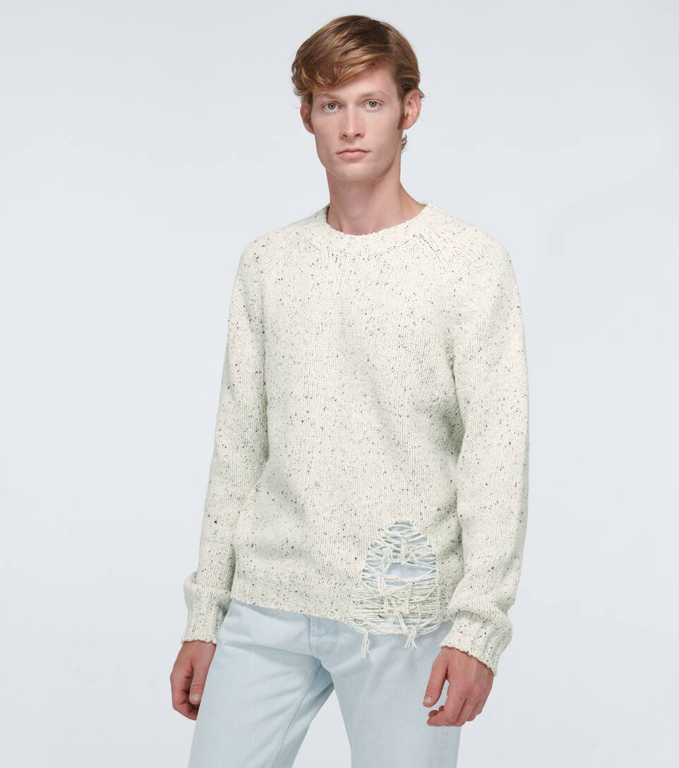 Maison margiela distressed sweater Clearance