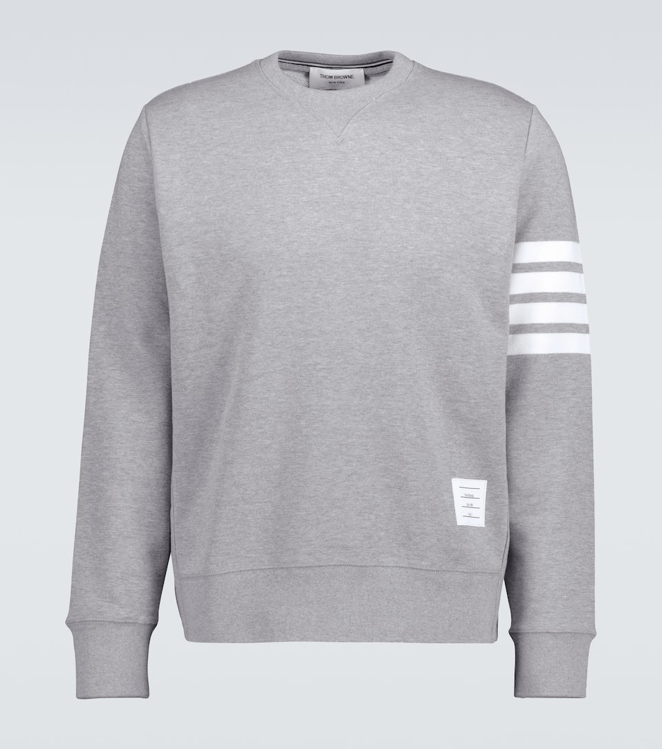 THOM BROWNE 4-BAR COTTON CLASSIC SWEATSHIRT,P00431761