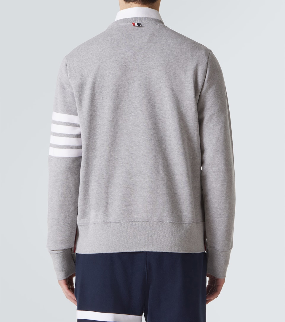 THOM BROWNE 4-BAR COTTON CLASSIC SWEATSHIRT,P00431761