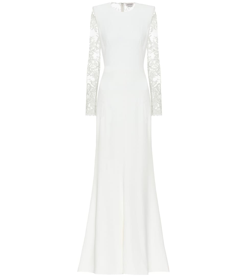 alexander mcqueen white dress