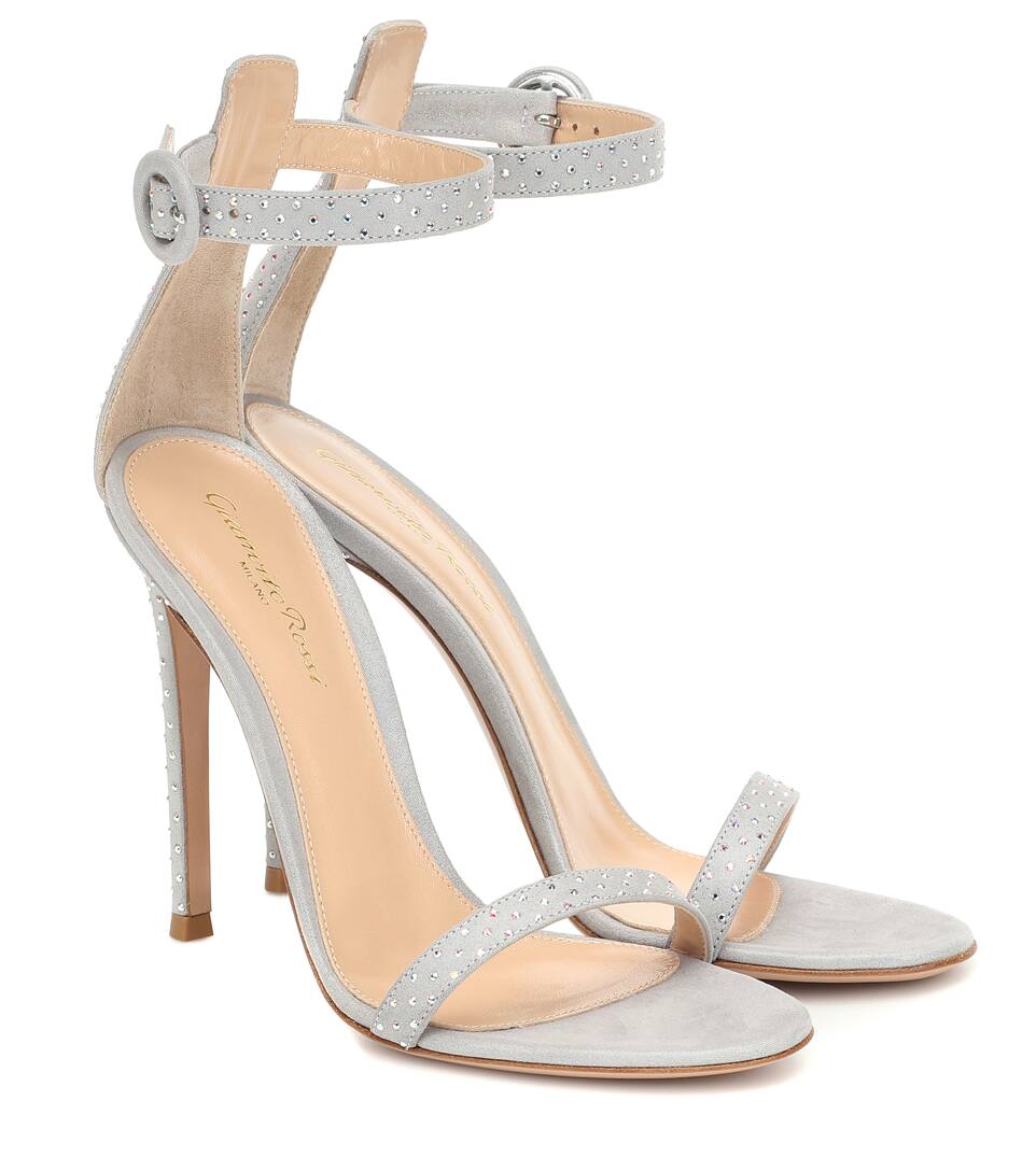 Sandali Portofino 105 In Suede Gianvito Rossi | Mytheresa Sandali Portofino 105 In Pelle Gianvito Rossi | mytheresa