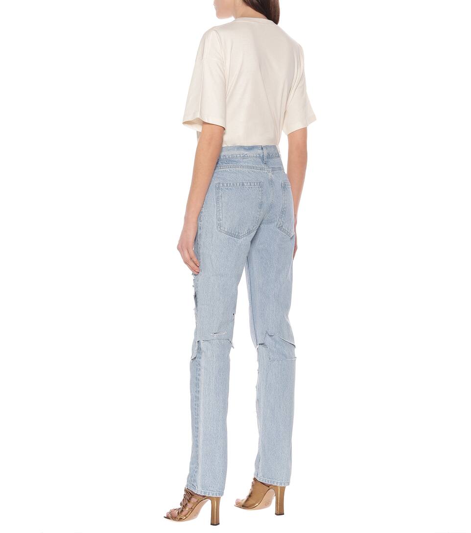 raf simons ripped jeans