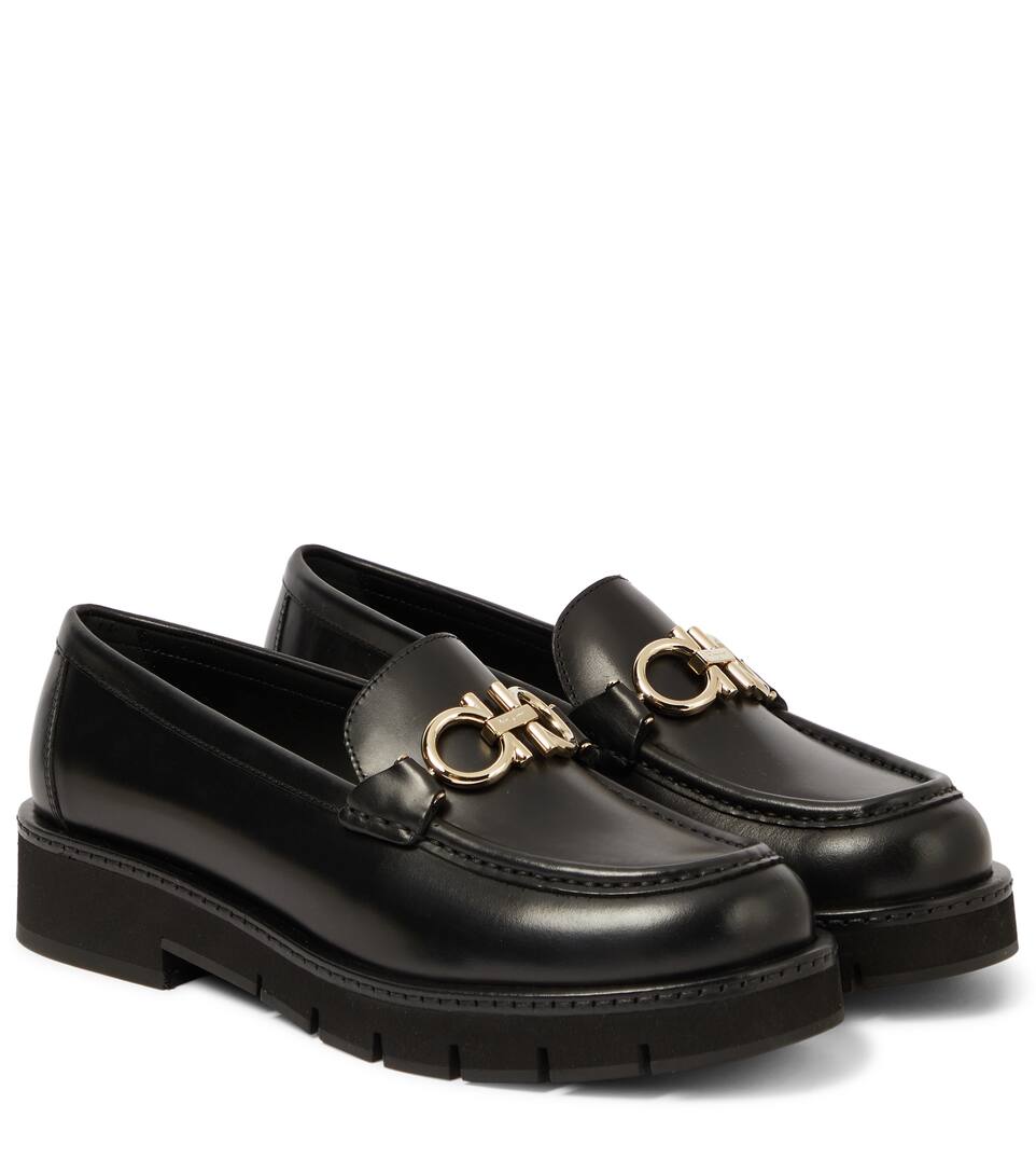 Ferragamo lug sole loafer clearance