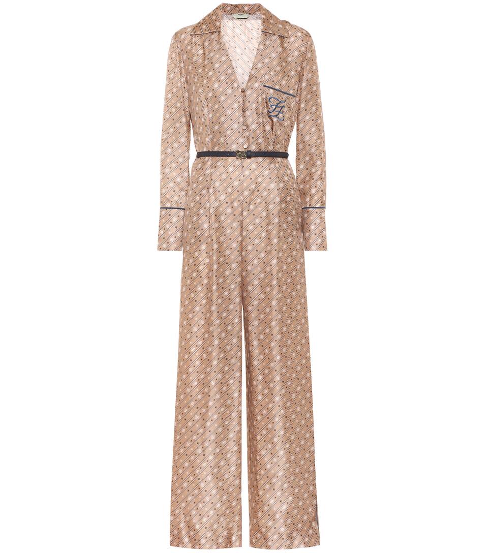 fendi logo jumpsuit