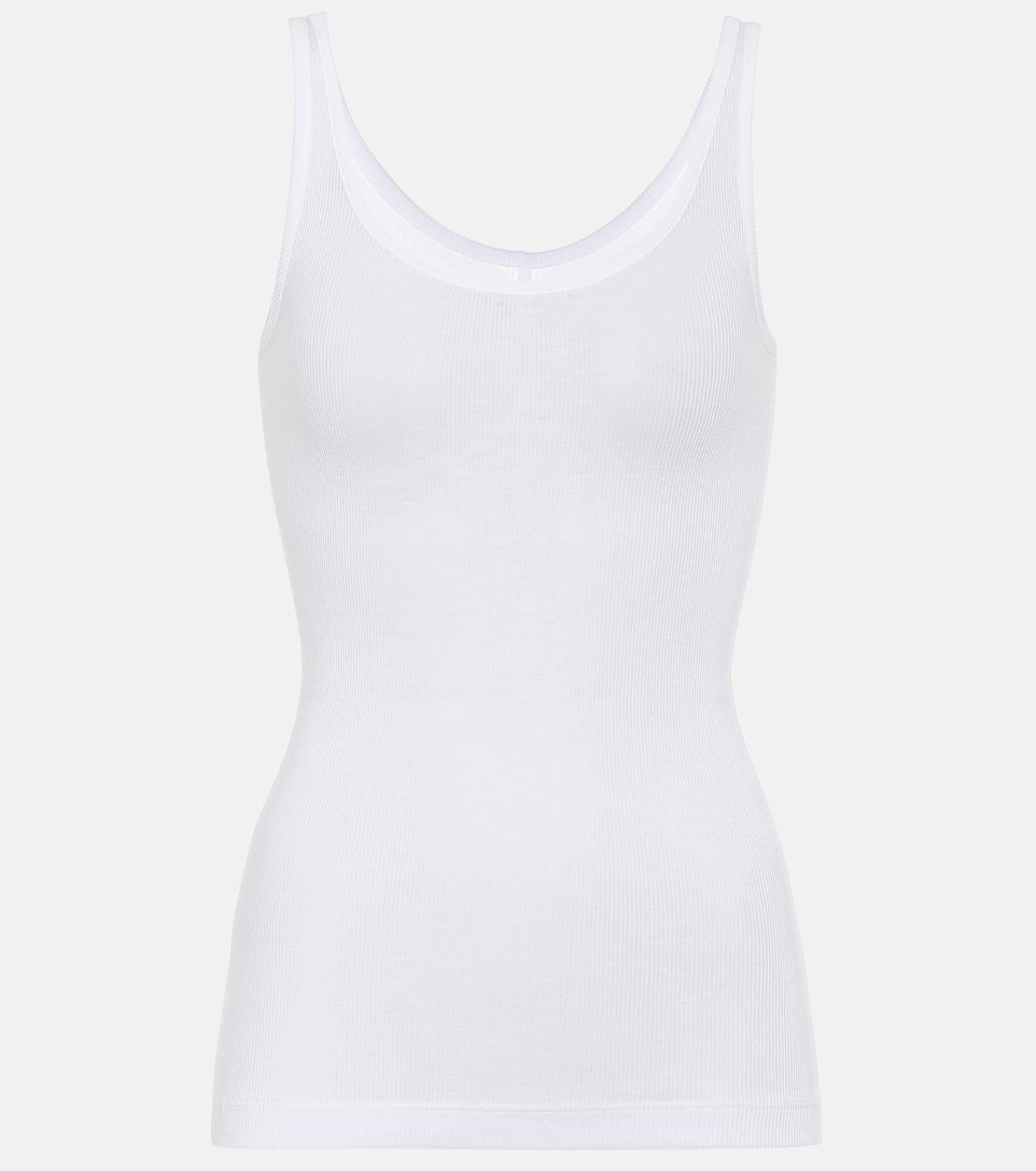 Click to view more detailed imagery on our partner's website Vince Scoop Neck Pima Cotton Camisole In White