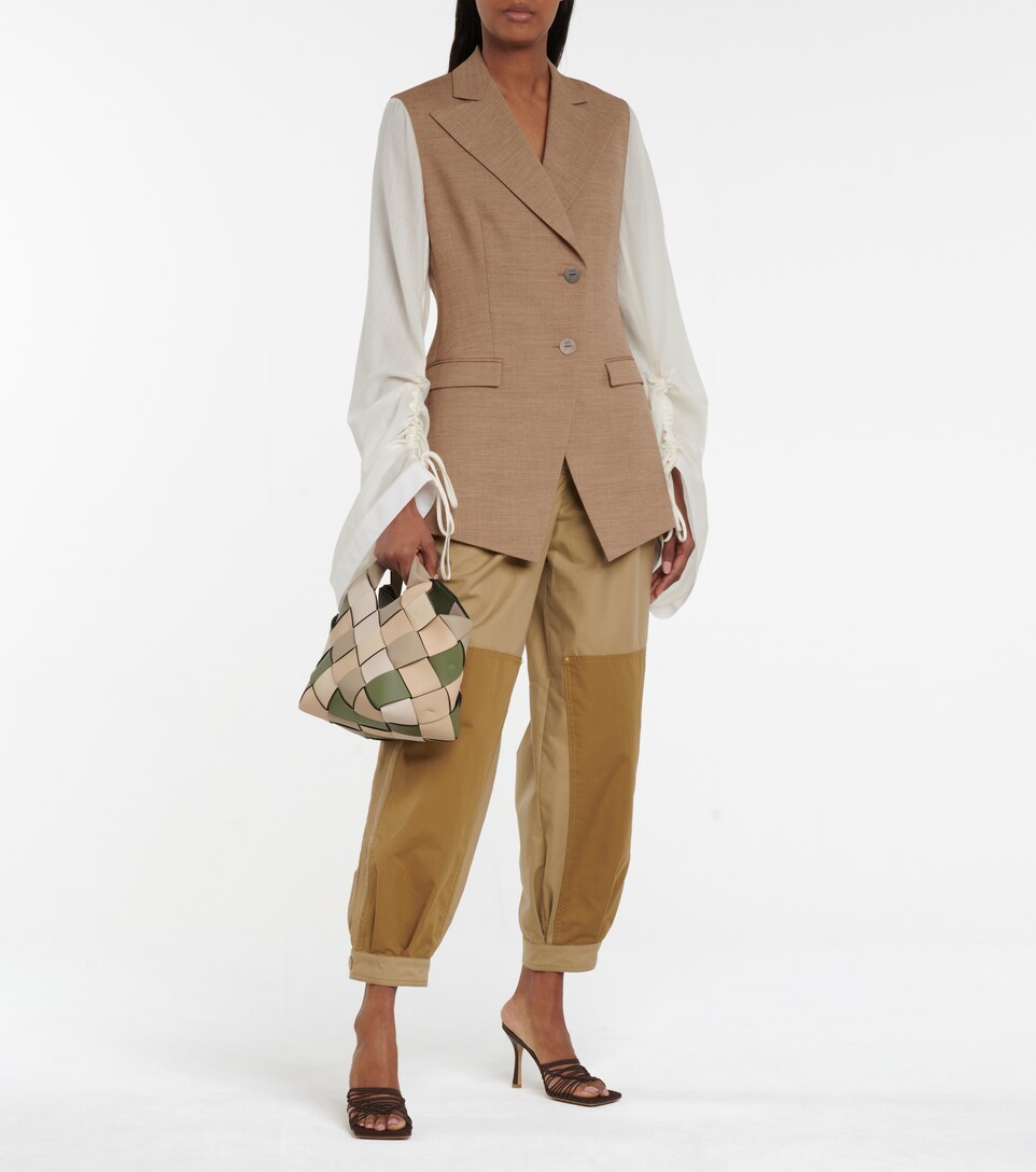 Loewe - Borsa Small in pelle intrecciata | Mytheresa