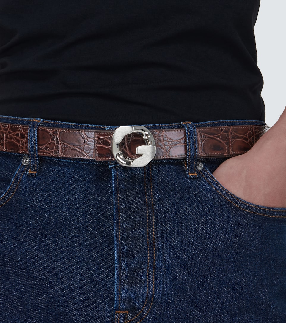 Givenchy logo buckle belt clearance