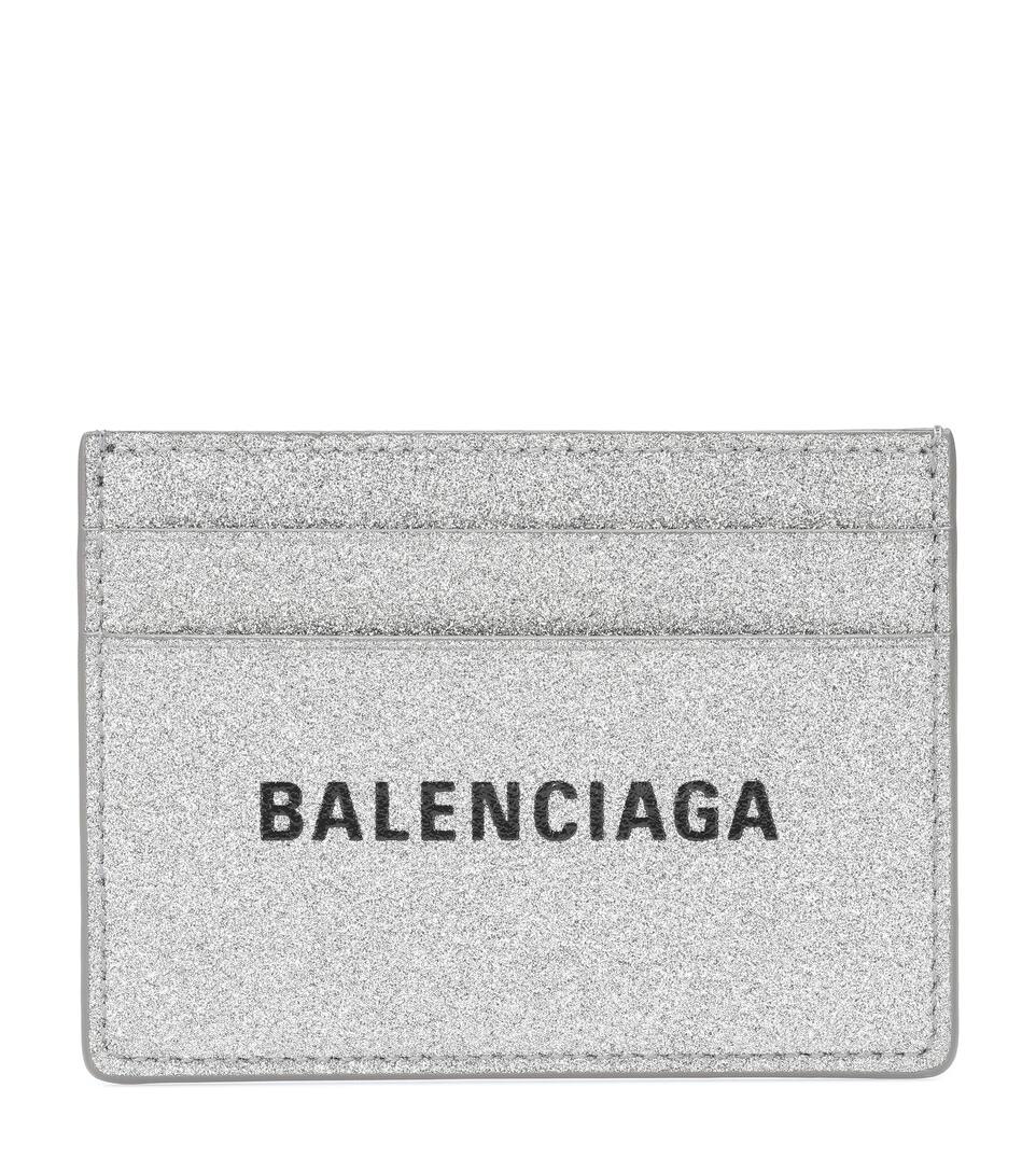 Cuir Porte Cartes Imprimé À En PaillettesMytheresa Balenciaga DIY2WEH9