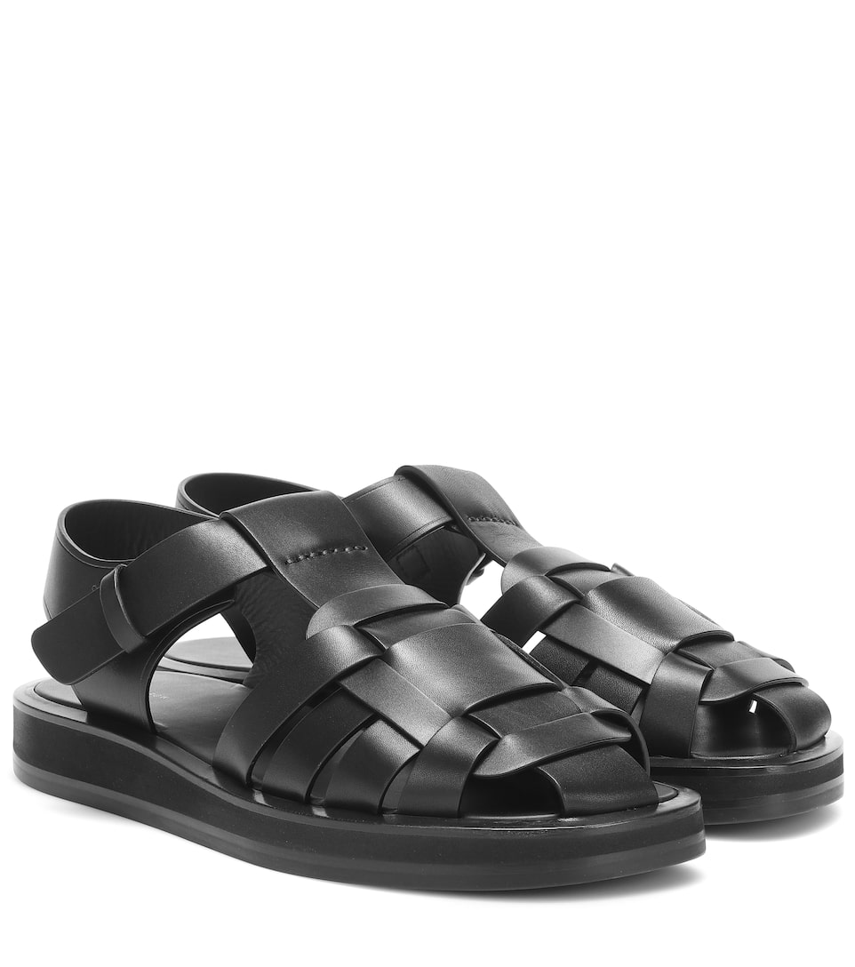 THE ROW GAIA 2 LEATHER SANDALS