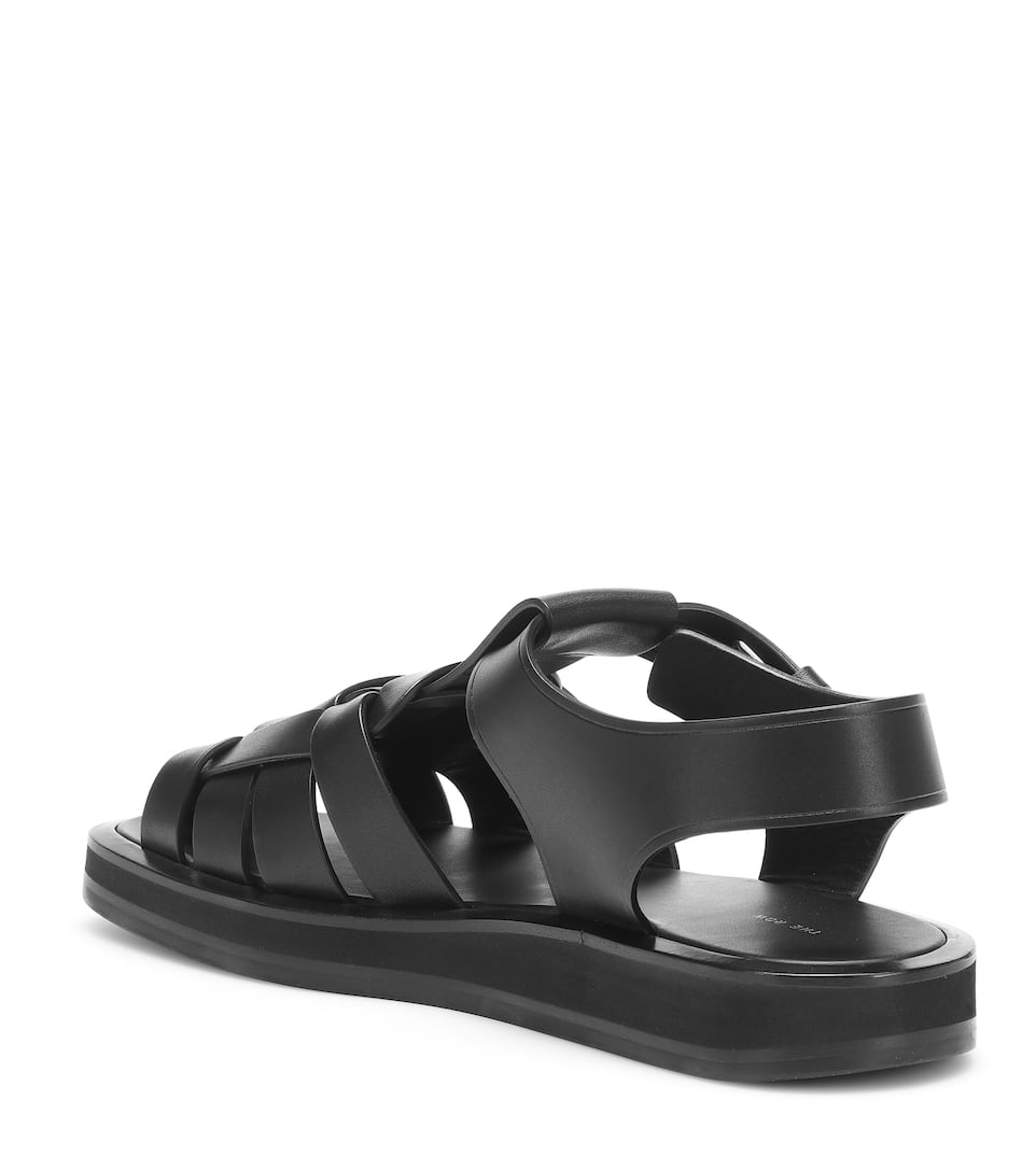 THE ROW GAIA 2 LEATHER SANDALS