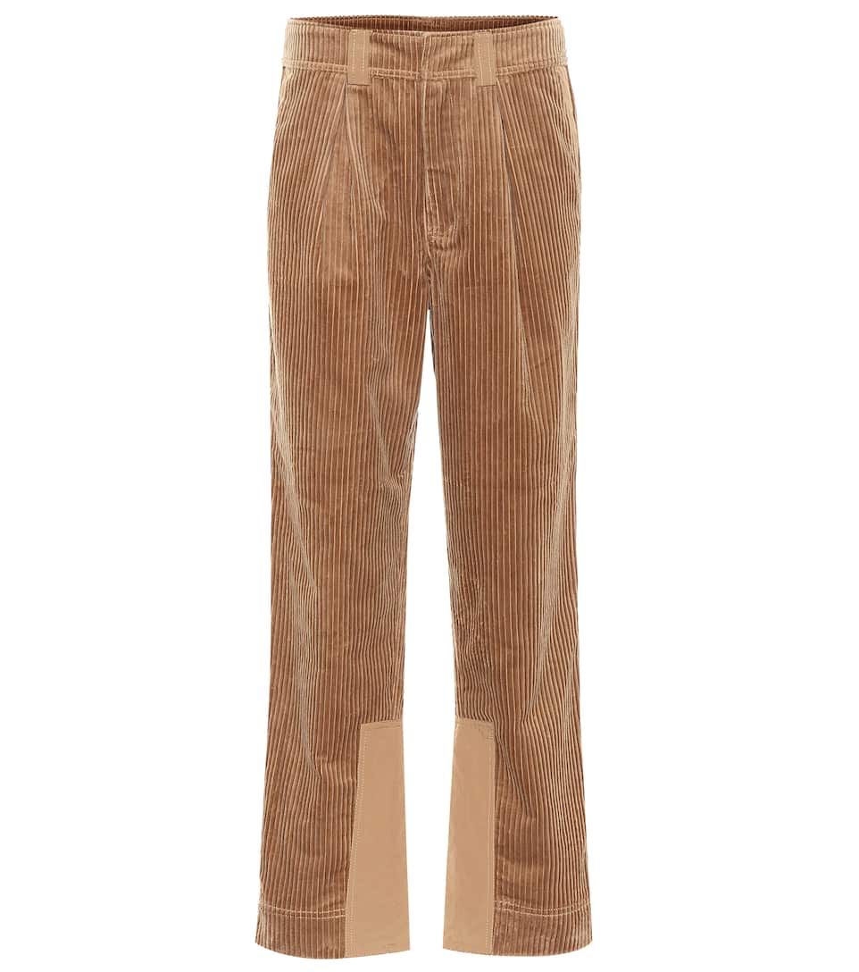 36 a 38 NUOVO C Zero Pantaloni Tessuto Pantaloni Marrone Tg