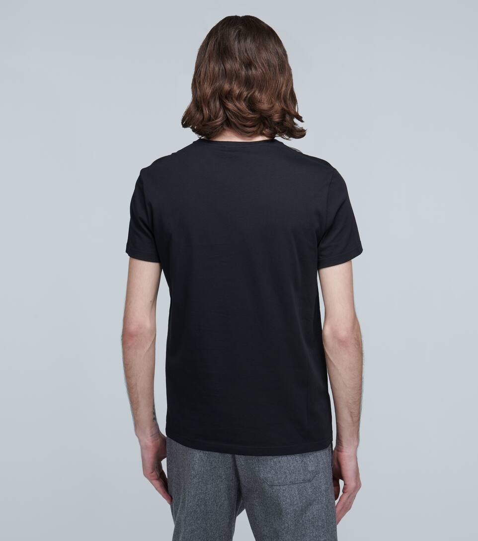 ALEXANDER MCQUEEN SPRAYED SKULL COTTON T-SHIRT,P00439605