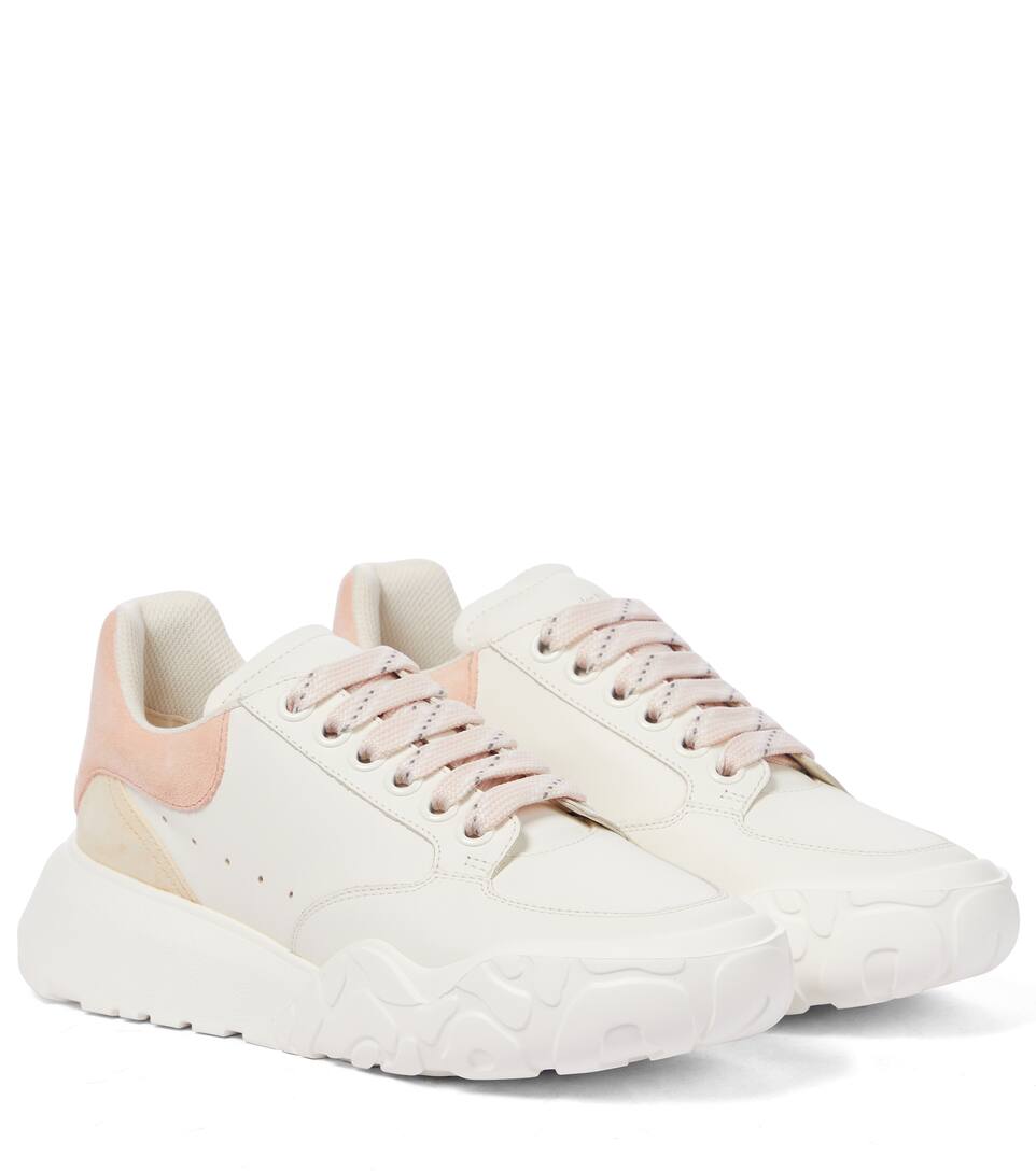 Alexander mcqueen leather court sneakers Outlet