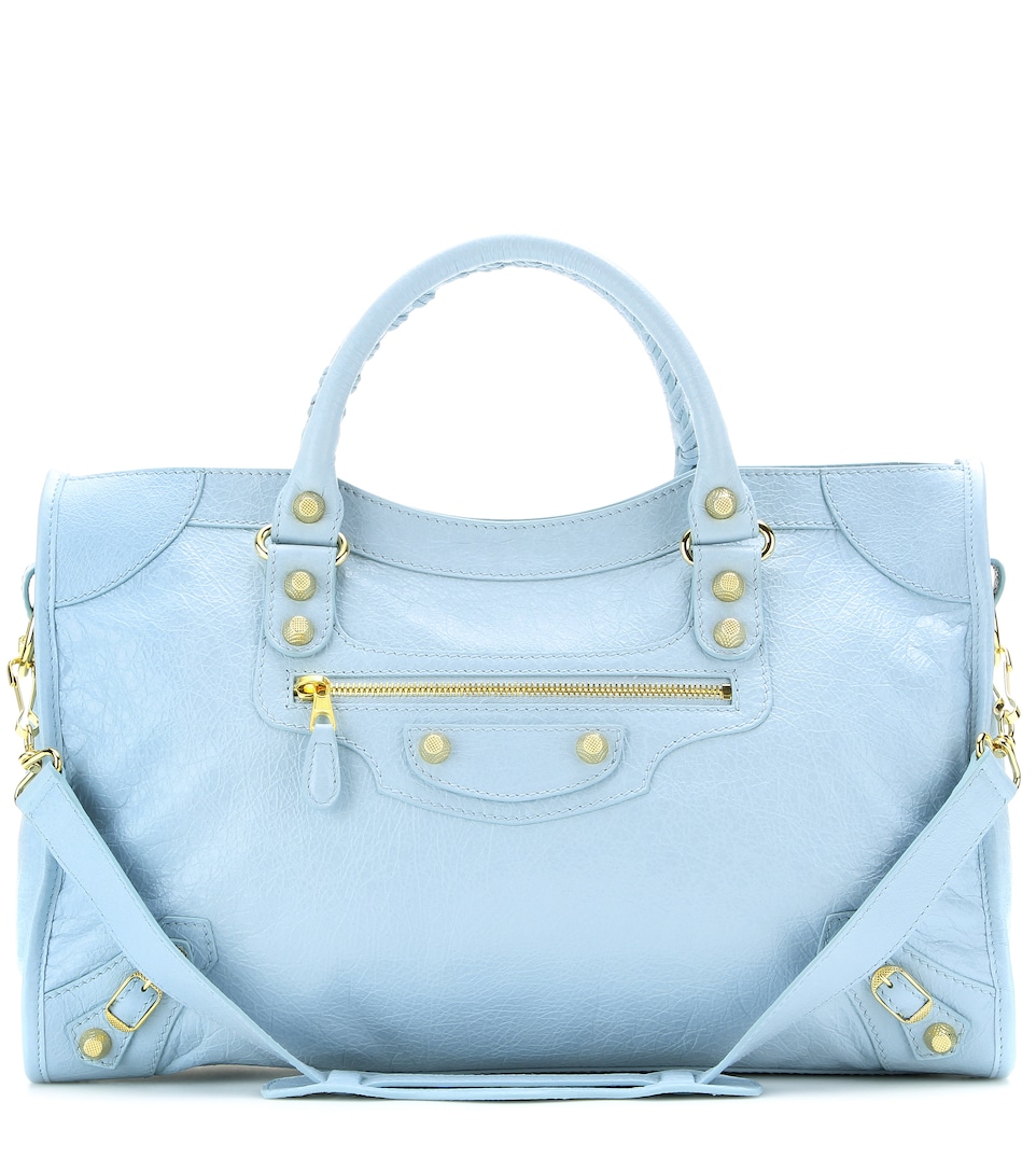 giant 12 city leather tote