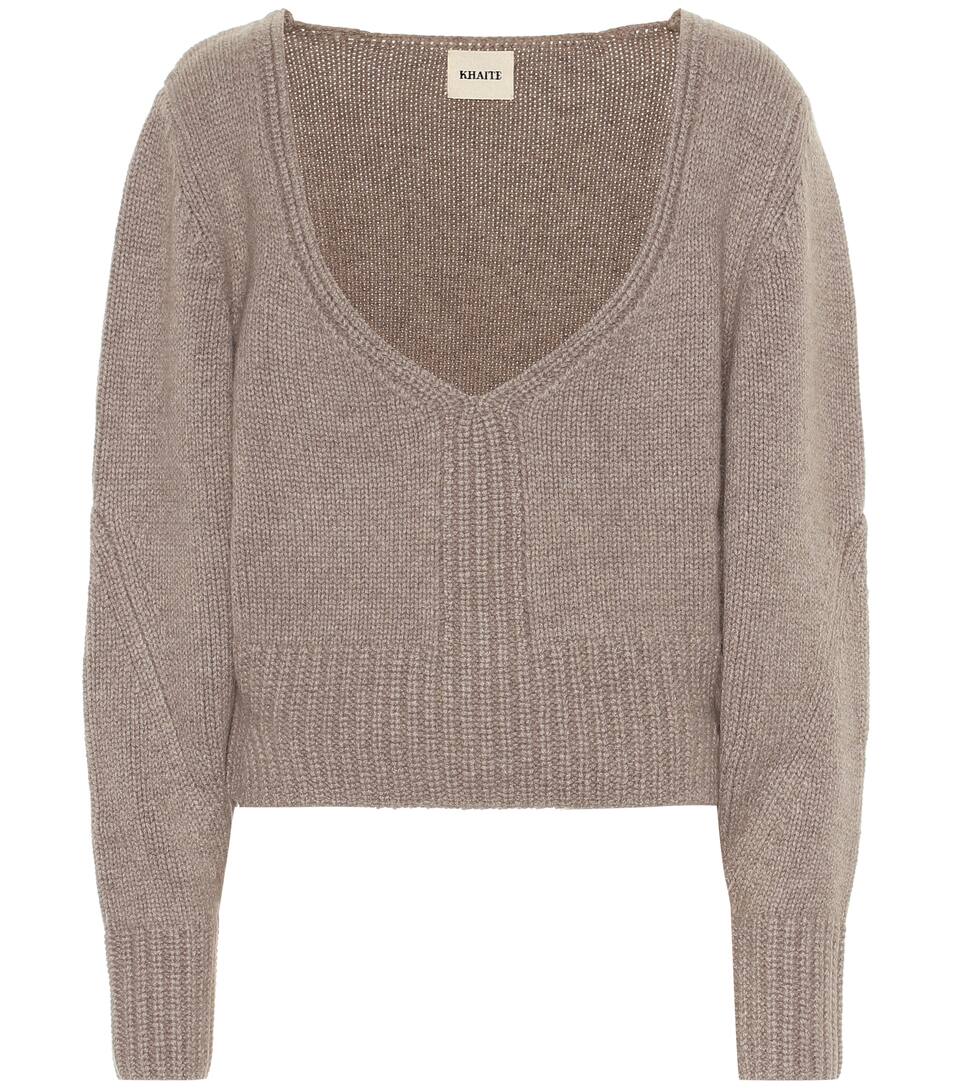 Khaite Charlette En Raccourci Pull Cachemire f76IYbgyv