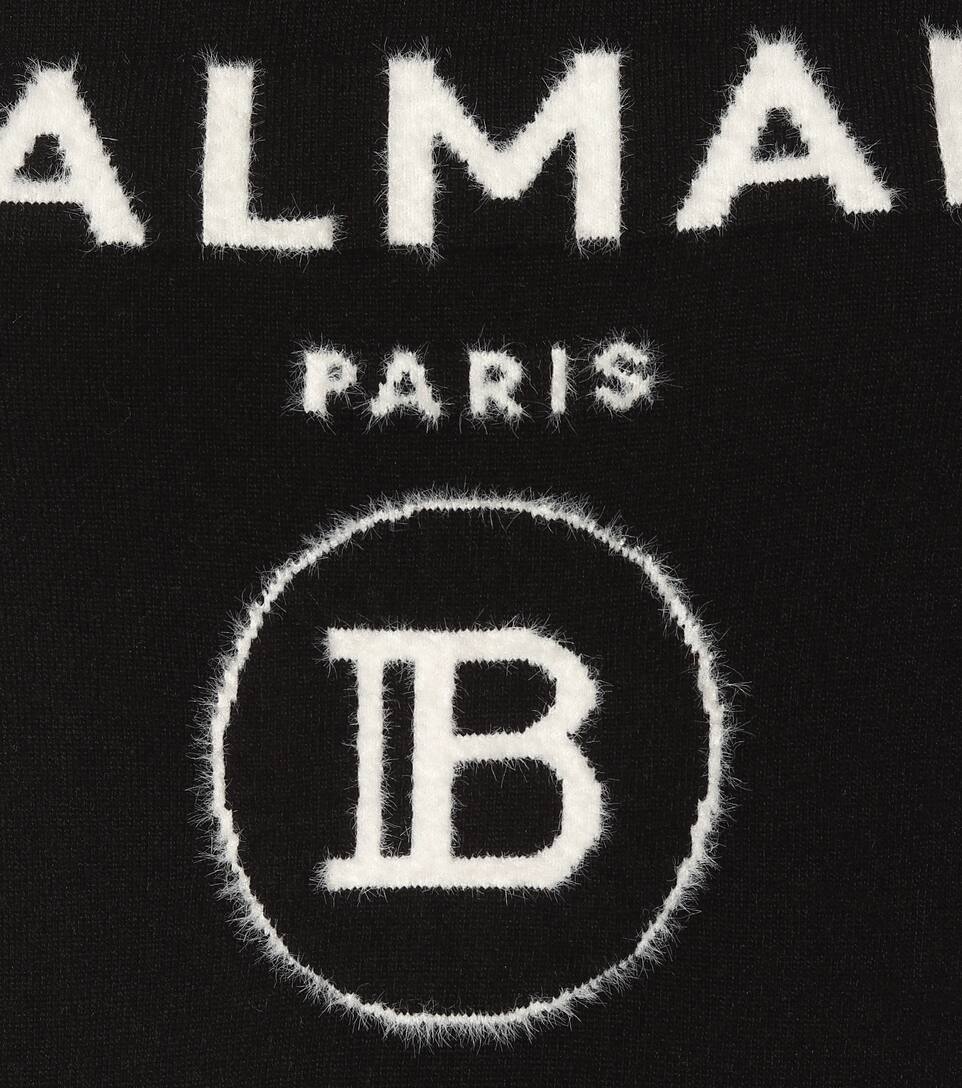 Balmain Logo wool blend sweater | Mytheresa Balmain Logo wool blend sweater | Mytheresa