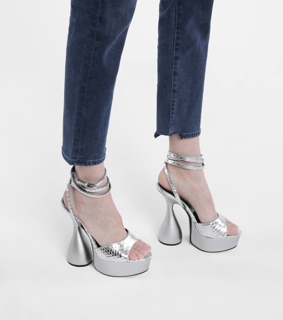 disco platform sandals