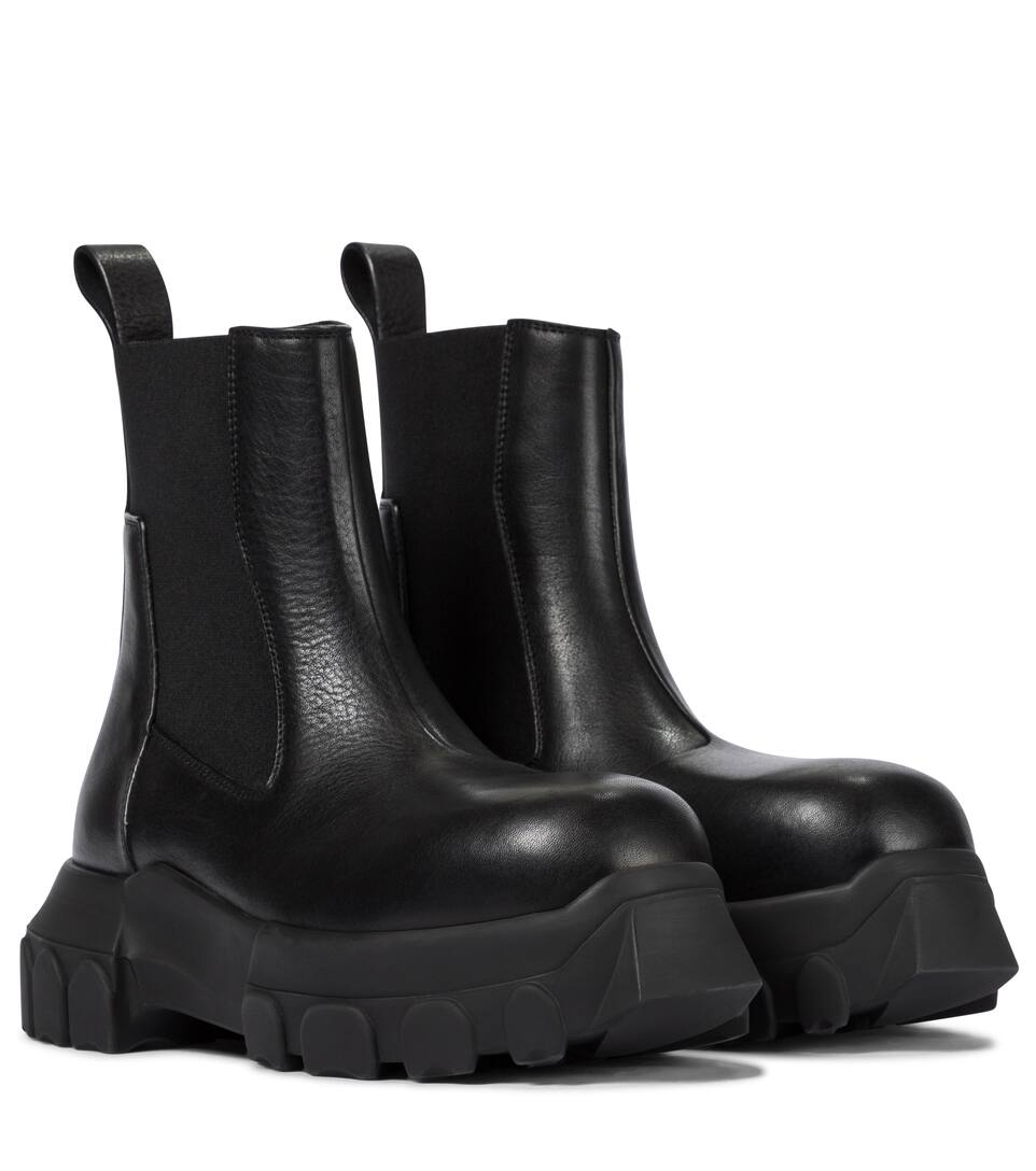 Rick owens leather boots clearance