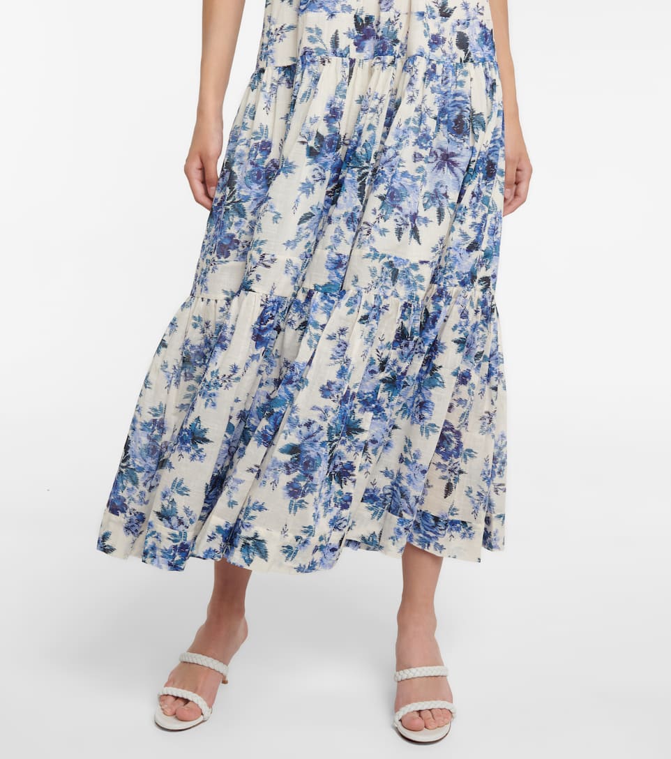 polo ralph lauren cotton voile midi dress