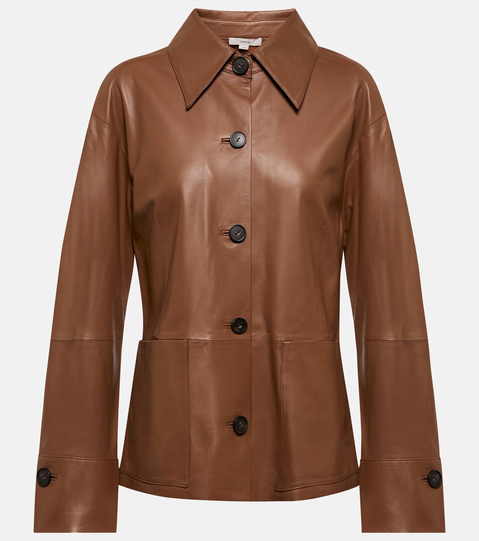 Vince - Leather jacket | Mytheresa