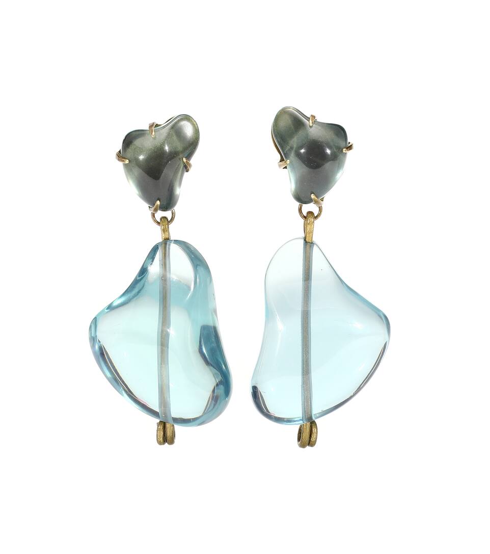 Marni - Clip-on drop earrings