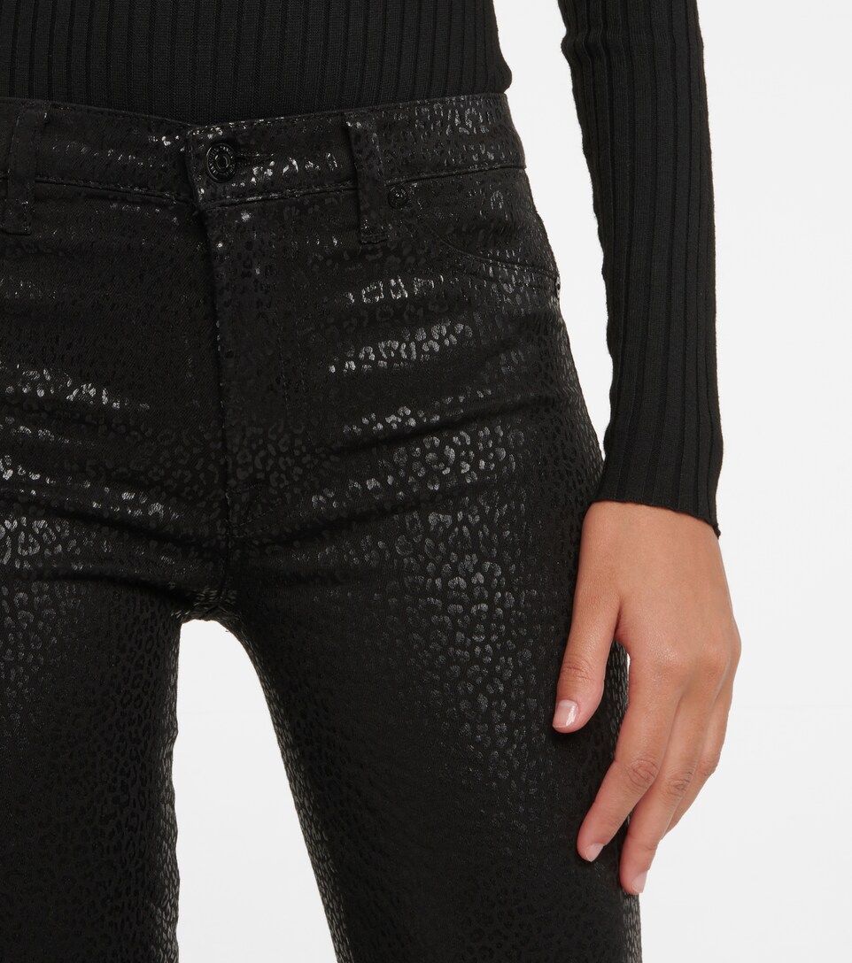 High-rise skinny jeans 