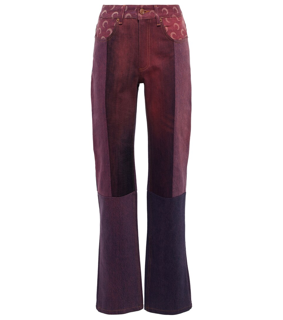 Marine Serre - High-rise straight-leg 