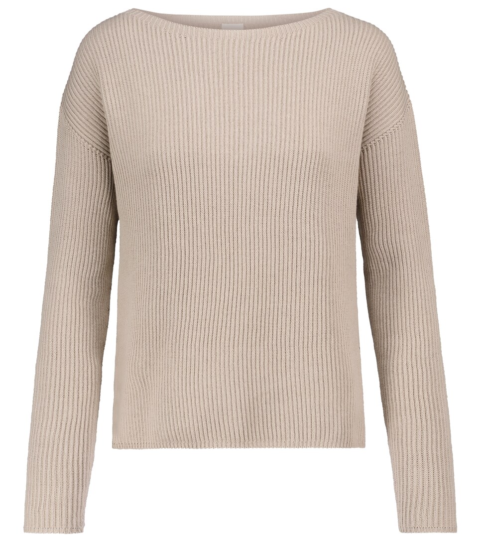 ribbed cotton jumper