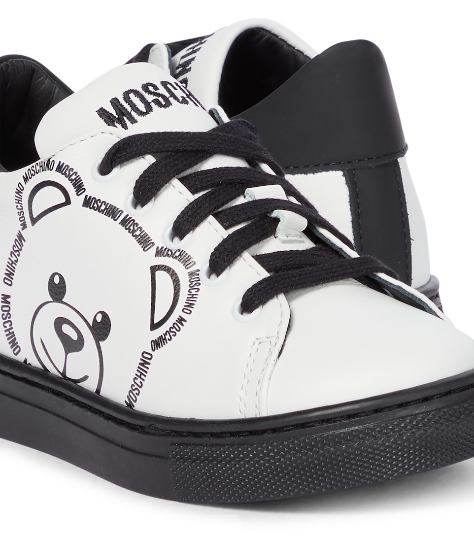 Moschino Kids Teddy leather sneakers Mytheresa