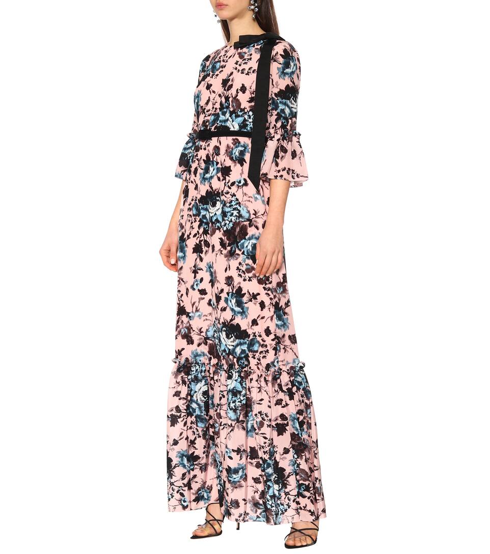Lungo Abito De Senna In Chine Erdem Crêpe bgIY7fv6y