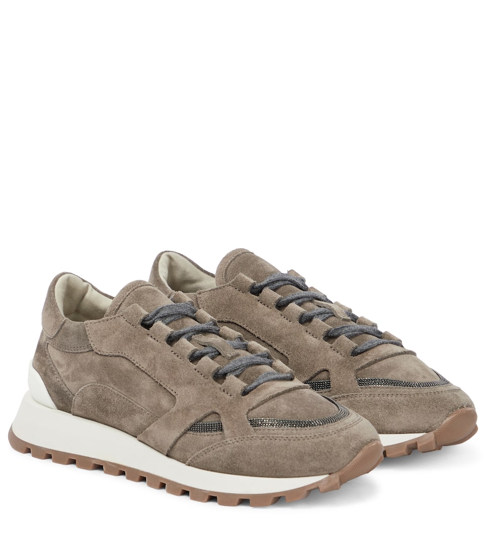 Brunello cucinelli suede sneakers Clearance