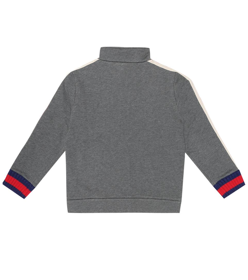 Logo taped cotton track jacket Logo taped cotton track jacket