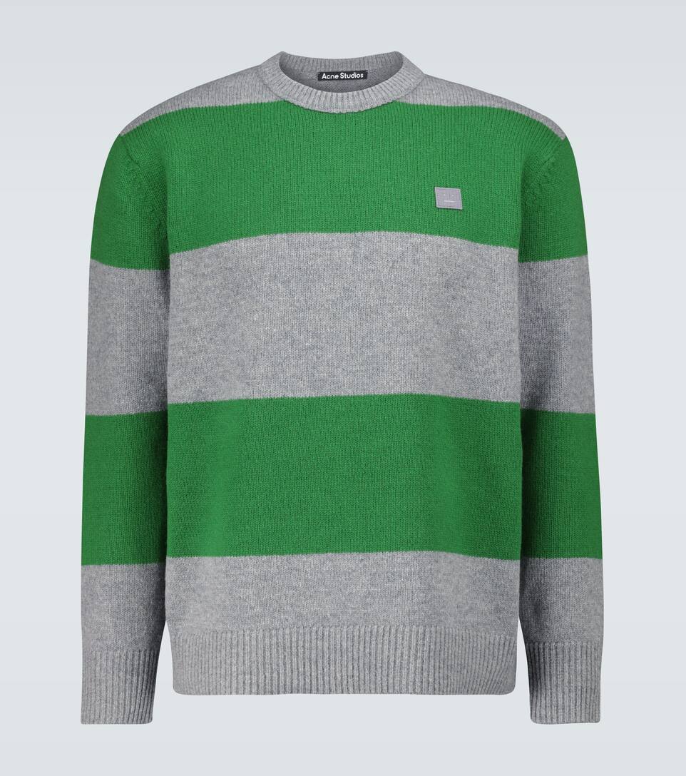 acne studios green sweater