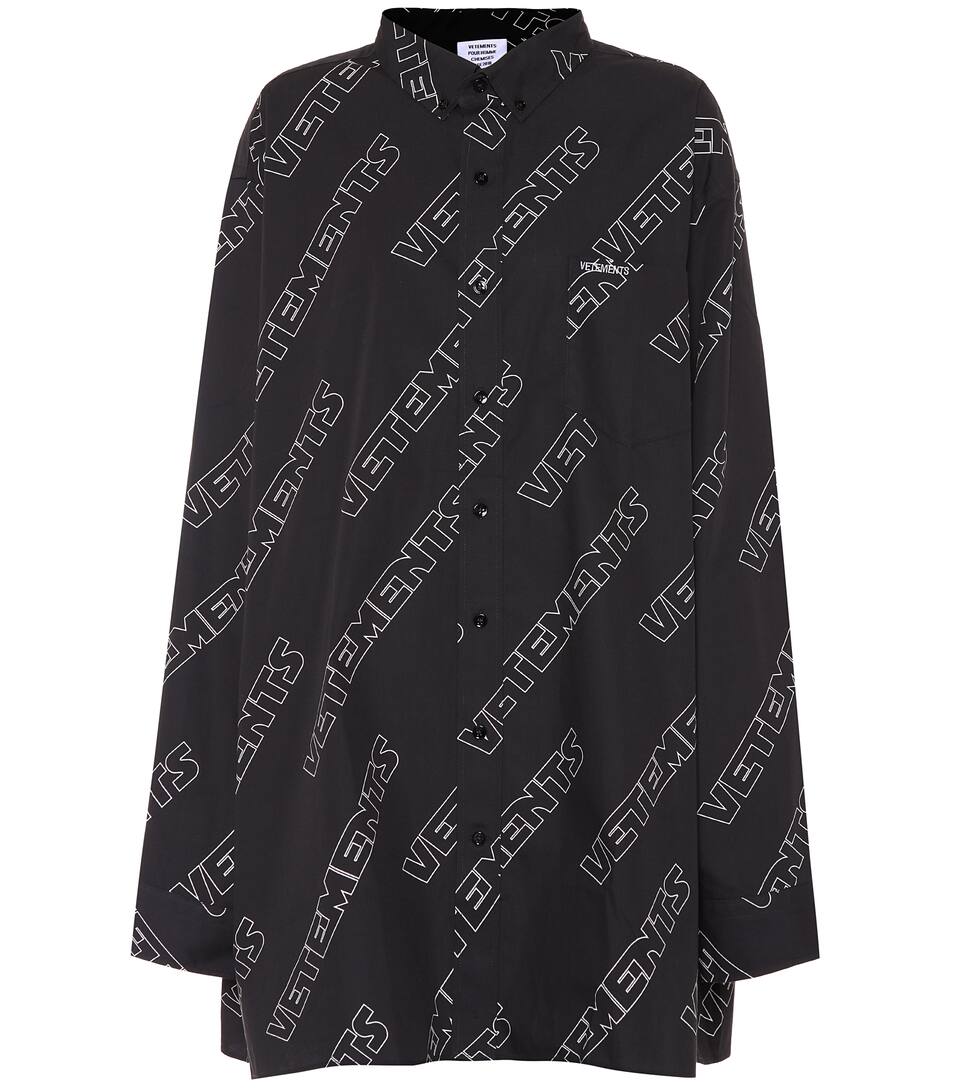 棉质大廓形衬衫