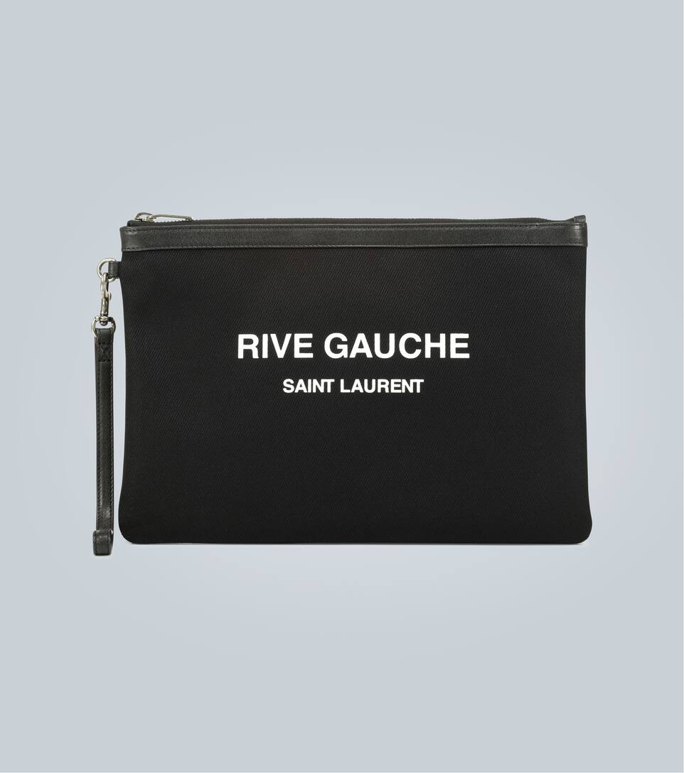 SAINT LAURENT Logo print pouch,P00441551