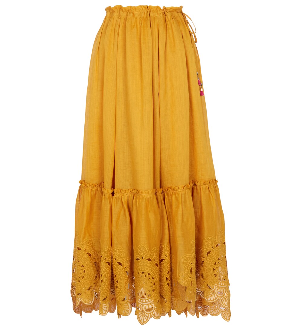zimmermann yellow skirt