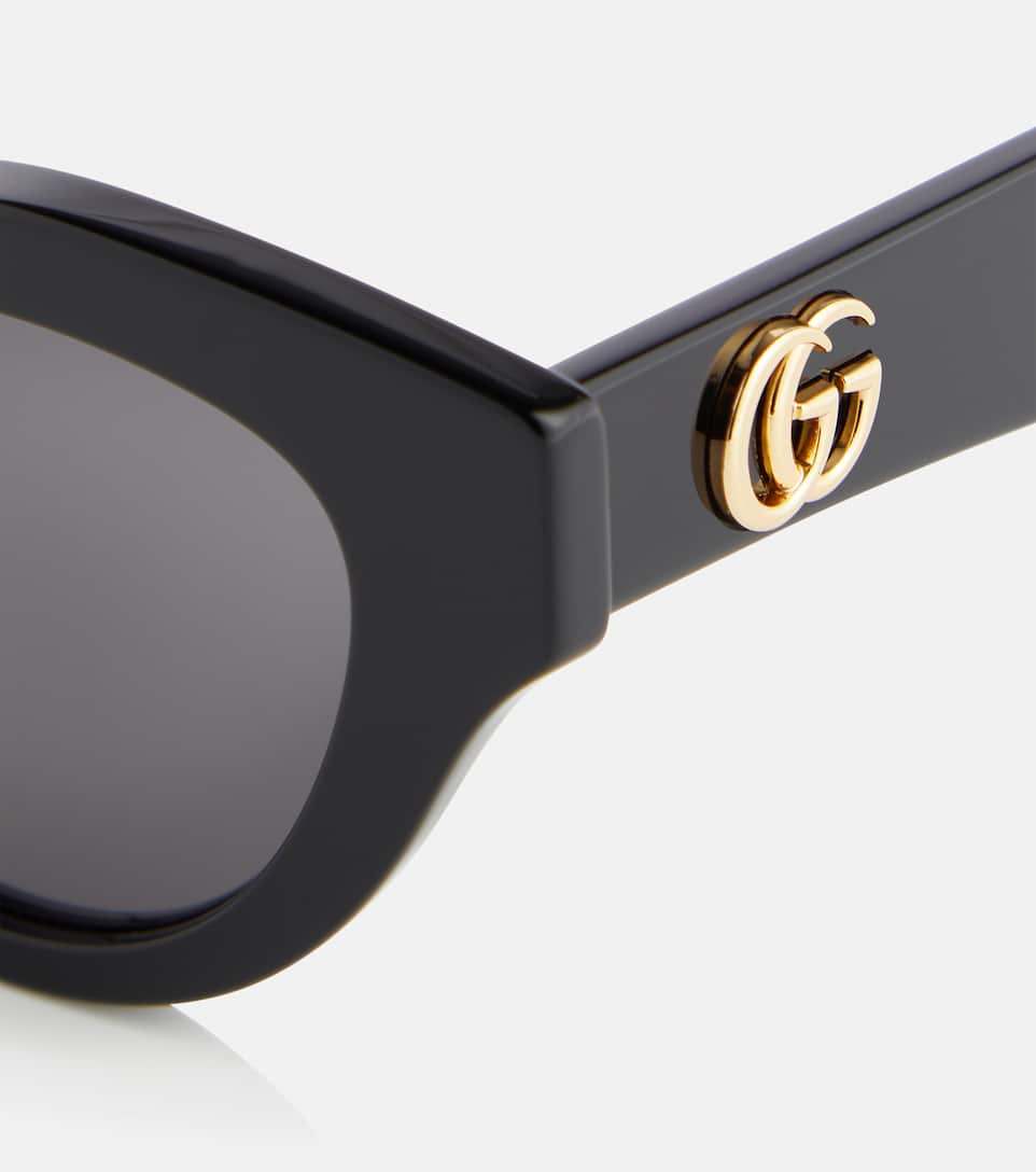 gucci cat eye acetate sunglasses