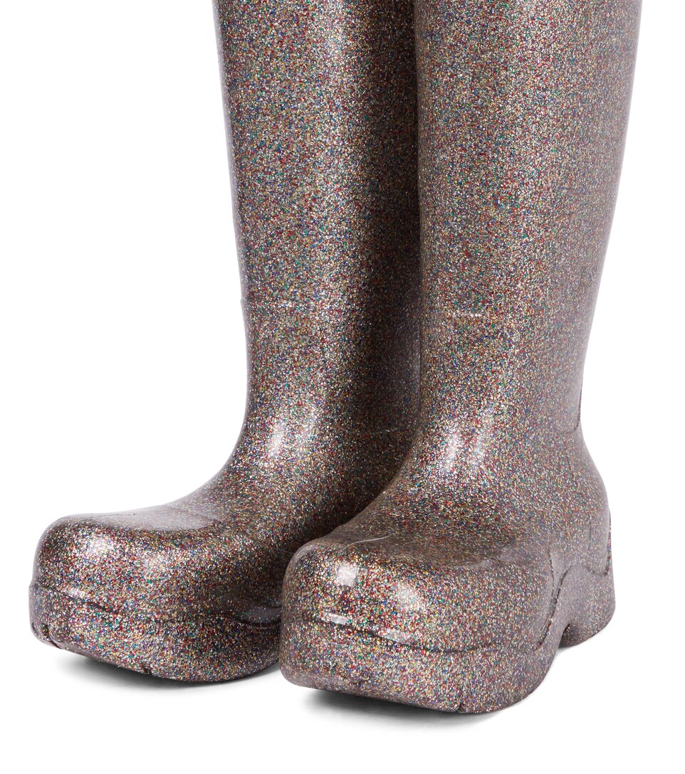 glitter gumboots