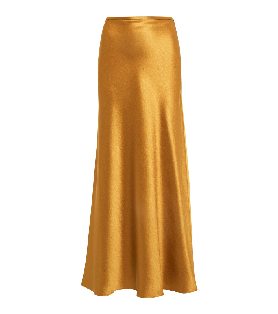 Khaite - Lise sateen slip maxi skirt 