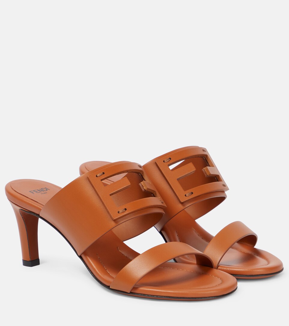 Fendi - Signature leather sandals 