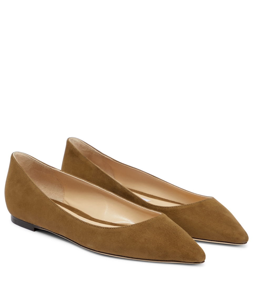 Jimmy Choo - Romy suede ballet flats 