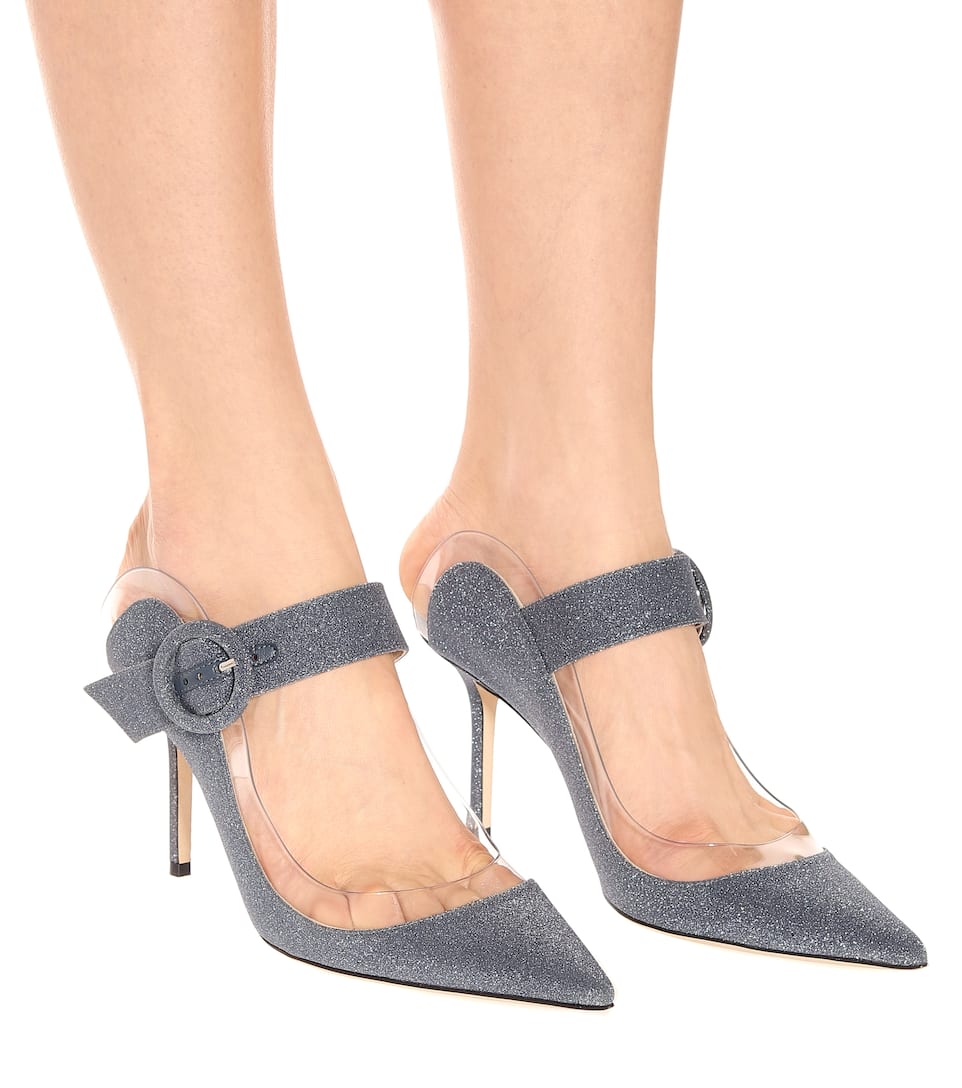 Hendrix Pvc Mules - Jimmy Choo